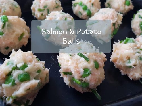 salmon and potato balls