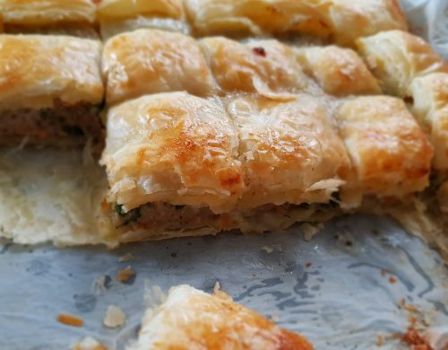 Spinach and Carrot Sausage Rolls