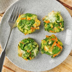 Baby Broccoli and Spinach Bites