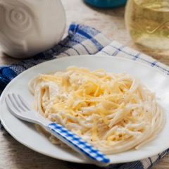 Cheesy and Super Creamy Spaghetti &#8211; Baby Led Weaning Cookbook